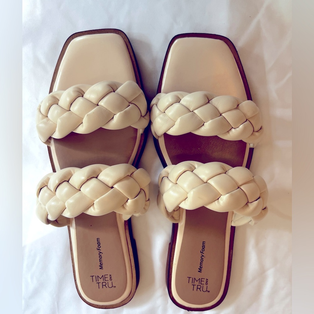 Women's Braided Two Band Sandals